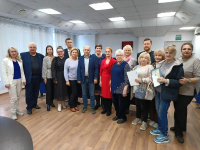 В муниципальном округе Печатники состоялась торжественная церемония награждения участников открытого конкурса благоустройства подъездов и озеленения придомовых территорий «Зелёный двор - 2026»
