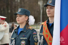 Церемония принятия торжественного обещания курсантами прошла в Москве